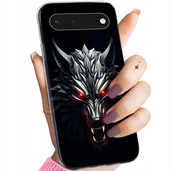 Etui Do Google Pixel 6 Pro Wzory Wiedźmin Witcher Biały Wilk Dziki Gon - Hello Case