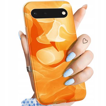 ETUI DO GOOGLE PIXEL 6 WZORY POMARAŃCZOWE POMARAŃCZE ORANGE OBUDOWA CASE - Inny producent