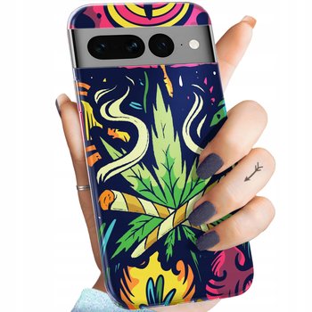 ETUI DO GOOGLE PIXEL 7 PRO WZORY GANJA MARIHUANA CANNABIS ZIOŁO OBUDOWA - Hello Case