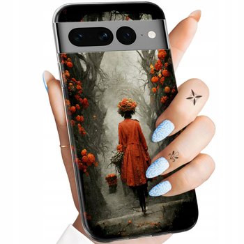 Etui Do Google Pixel 7 Pro Wzory Jesień Liście Autumn Obudowa Pokrowiec - Hello Case