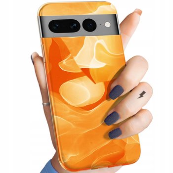 ETUI DO GOOGLE PIXEL 7 PRO WZORY POMARAŃCZOWE POMARAŃCZE ORANGE OBUDOWA - Hello Case