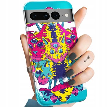 ETUI DO GOOGLE PIXEL 7 PRO WZORY PSYCHO LSD PSYCHODELIC GRZYBKI OBUDOWA - Hello Case