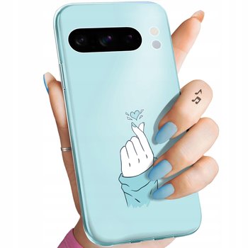 Etui Do Google Pixel 8 Pro Wzory Niebieskie Blue Blau Obudowa Pokrowiec - Hello Case