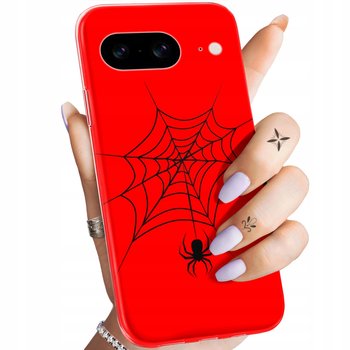Etui Do Google Pixel 8 Wzory Pająk Spider Pajęczyna Obudowa Pokrowiec Case - Hello Case