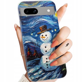 ETUI DO GOOGLE PIXEL 8A WZORY BAŁWAN ZIMA ŚNIEG OBUDOWA POKROWIEC CASE - Hello Case