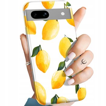 Etui do google pixel 8a wzory cytryny cytrynki smak lata cytrusy lemon case - Hello Case