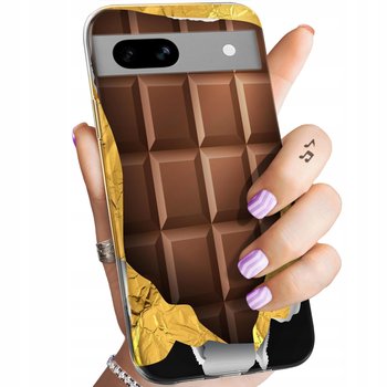 ETUI DO GOOGLE PIXEL 8A WZORY CZEKOLADA CHOCO SŁODYCZE OBUDOWA POKROWIEC - Hello Case