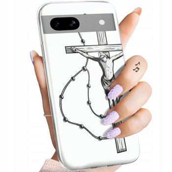 ETUI DO GOOGLE PIXEL 8A WZORY JEZUS KRZYŻ RÓŻANIEC BÓG OBUDOWA POKROWIEC - Hello Case