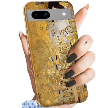 Etui do google pixel 8a wzory klimt gustav pocałunek obudowa pokrowiec case - Hello Case