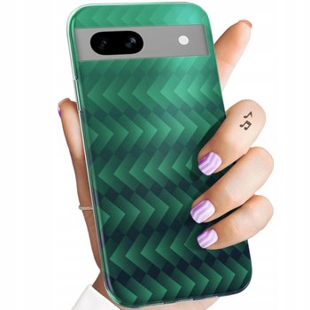 ETUI DO GOOGLE PIXEL 8A WZORY ZIELONE GRASSY GREEN OBUDOWA POKROWIEC CASE - Hello Case