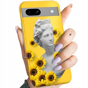 ETUI DO GOOGLE PIXEL 8A WZORY ŻÓŁTE SŁONECZNE YELLOW OBUDOWA POKROWIEC CASE - Hello Case