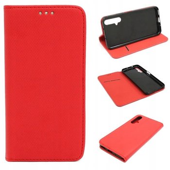 Etui do Honor 20 YAL-L21 Smart Magnet czerwone Case Pokrowiec Obudowa Futerał - GSM-HURT