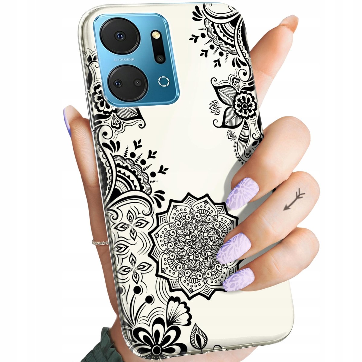 WOBURN Motivo di Stampa Dipinto Cover per Huawei Honor X7 Case