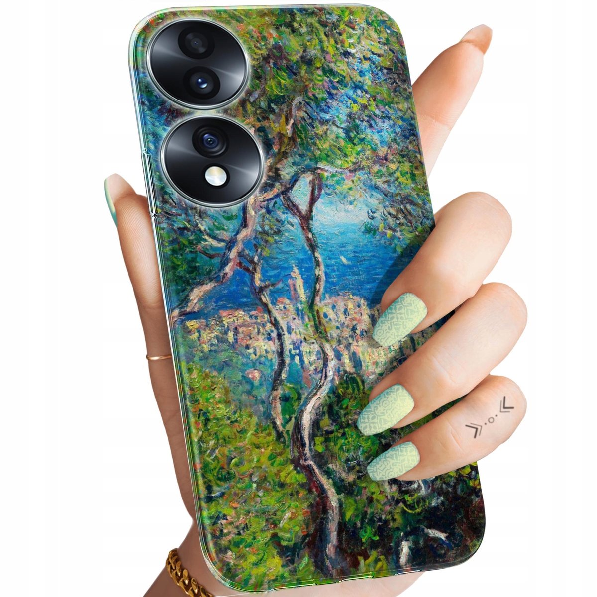 Cover Per Huawei Honor X8 5G / X6 / 70 Lite – Bumper TPU Anticaduta Con Motivo Dipinto Colorato, Leggera E Con Ritagli Precise