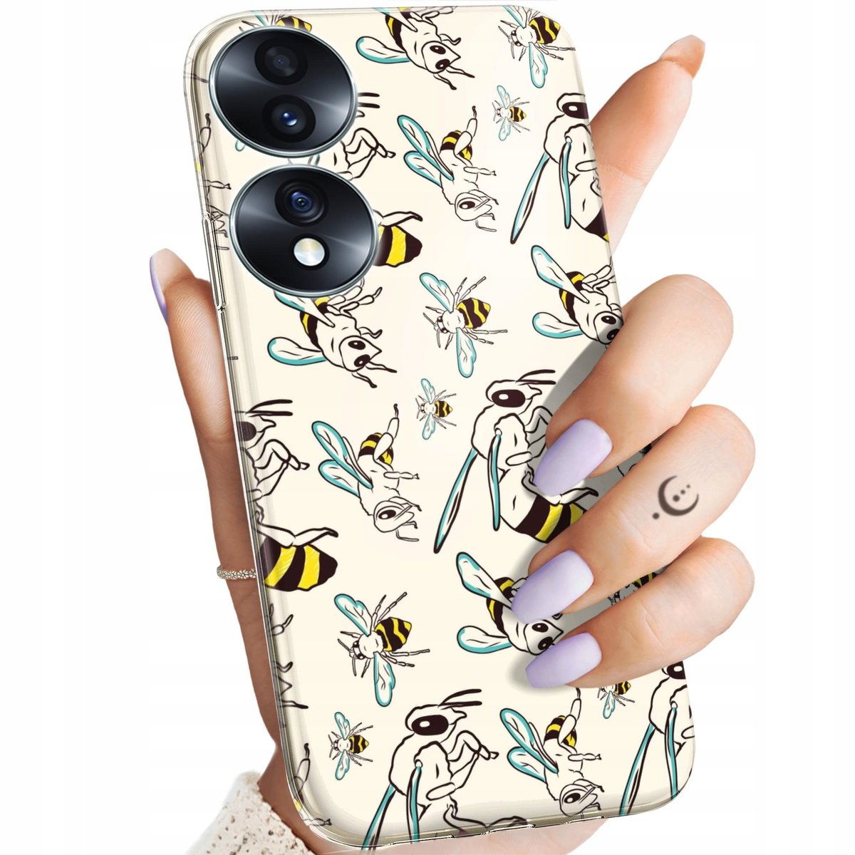 BORYA Cover per Honor X6/Honor X8 5G/Honor 70 Lite, Transparent Morbida Silicone TPU Bumper Custodia, Ultra Sottile Antiurto Setoso Semplice Elegante Pattern Case, Astronauta