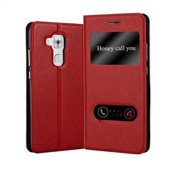 Etui Do Huawei NOVA PLUS w CZERWONY SZAFRAN Pokrowiec Obudowa Case Cover Portfel Ochronny Cadorabo - Cadorabo