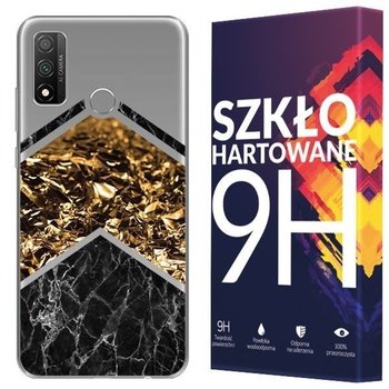 Etui Do Huawei P Smart 2020 Nadruk Marmur + Szkło - Kreatui