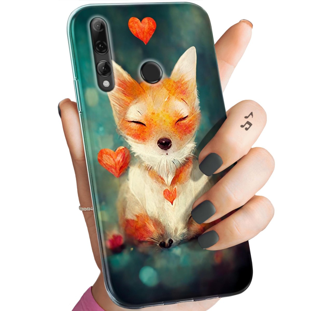 Etui Do Huawei P Smart Plus Wzory Liski Lisy Fox Obudowa Pokrowiec