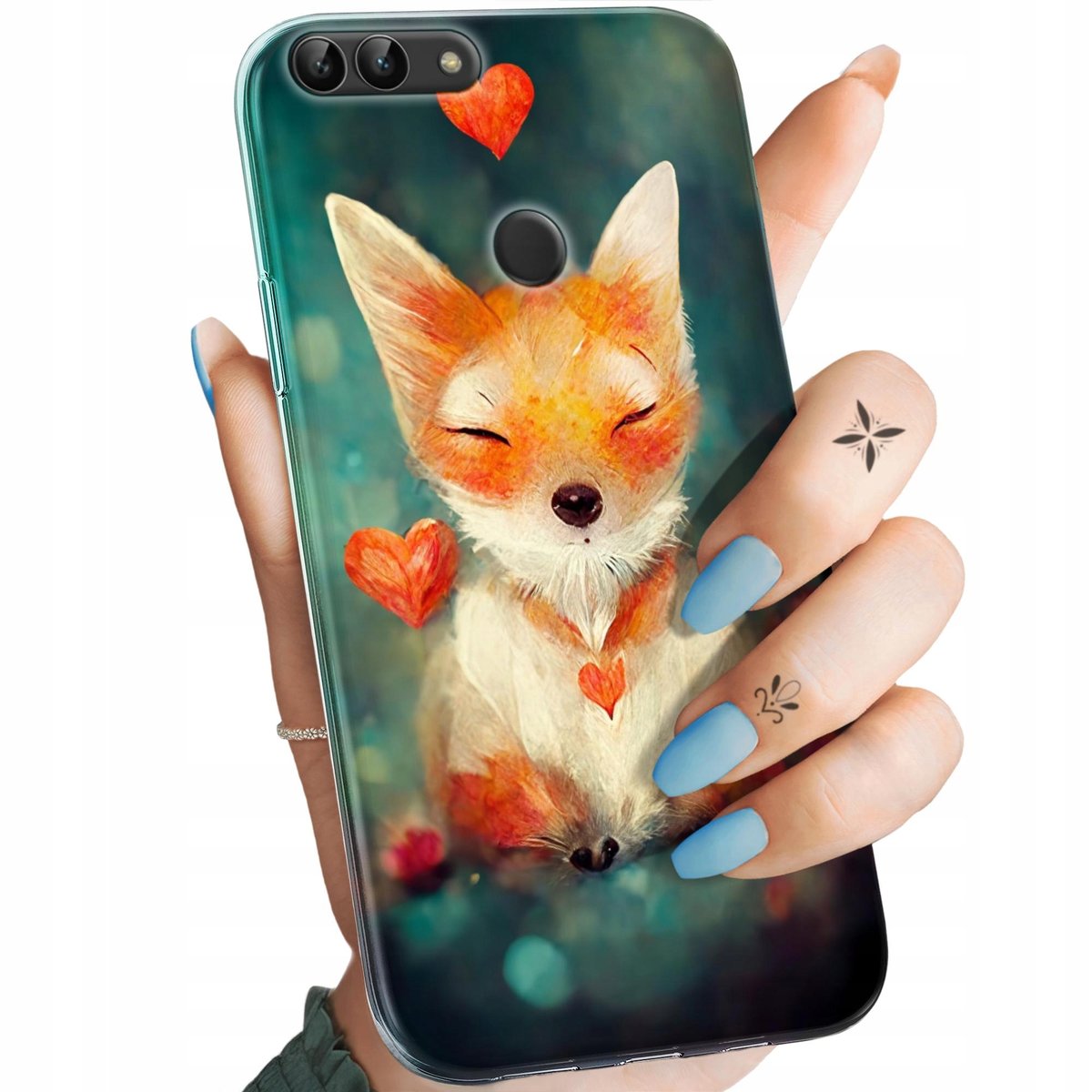 Etui Do Huawei P Smart Wzory Liski Lisy Fox Obudowa Pokrowiec Case