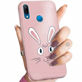 Etui Do Huawei P20 Lite Wzory Królik Zając Bunny Obudowa Pokrowiec Case - Hello Case