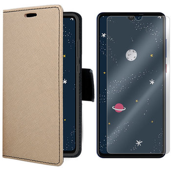 Etui do Huawei P30 Lite pokrowiec Fancy + szkło - VegaCom