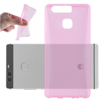 Etui Do Huawei P9 Pokrowiec w PRZEZROCZYSTY RÓŻOWY Obudowa Ochronny TPU Silikon Case Cover Cadorabo - Cadorabo