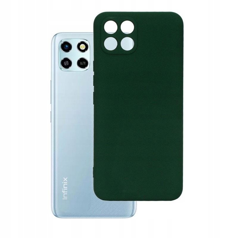 Etui do Infinix Smart 6 HD X6512 Silicon Case zielone Pokrowiec obudowa ...