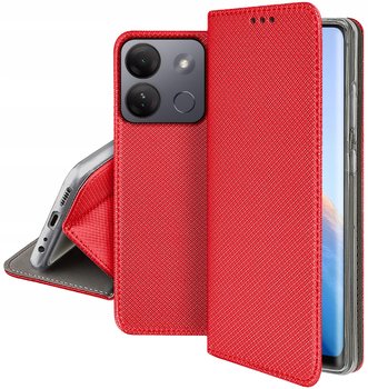 Etui do Infinix Smart 7 HD SMART MAGNET CASE PORTFEL + SZKŁO OCHRONNE 9H - Krainagsm