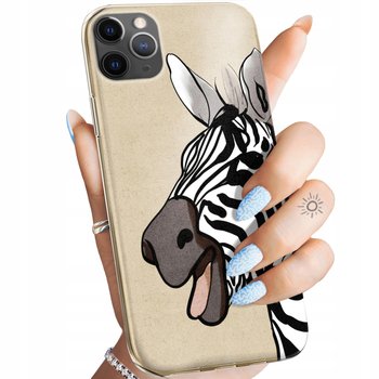 ETUI DO IPHONE 11 PRO MAX WZORY ZEBRA ZEBERKA PASKI OBUDOWA POKROWIEC CASE - Hello Case