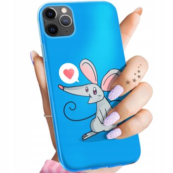 Etui do iphone 11 pro wzory myszka mouse mini obudowa pokrowiec case - Hello Case