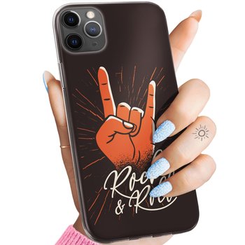 ETUI DO IPHONE 11 PRO WZORY ROCKOWE ROCK ROCK AND ROLL GITARA PUNK OBUDOWA - Hello Case