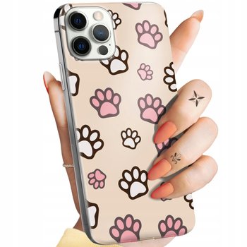 Etui Do Iphone 12 / 12 Pro Wzory Łapki Ślady Łapa Stopa Obudowa Pokrowiec - Hello Case