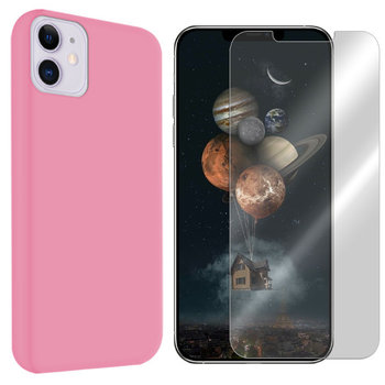 Etui Do Iphone 12 Pokrowiec Obudowa Velvet + Szkło - VegaCom