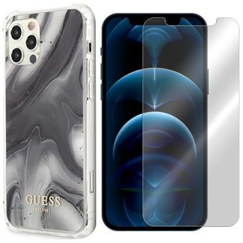 Etui Do Iphone 12 Pro Max Guess Marble + Szkło 9H - GUESS