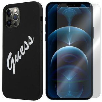 Etui Do Iphone 12 Pro Max Guess Silicone +Szkło 9H - GUESS