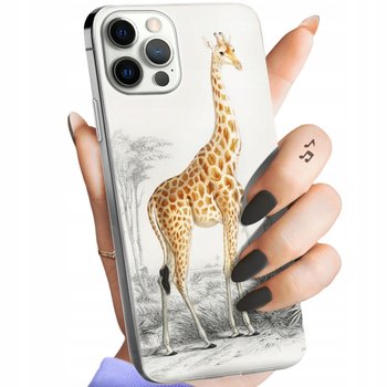 Etui Do Iphone 12 Pro Max Wzory Żyrafa Śmieszne Sawanna Obudowa Pokrowiec - Hello Case