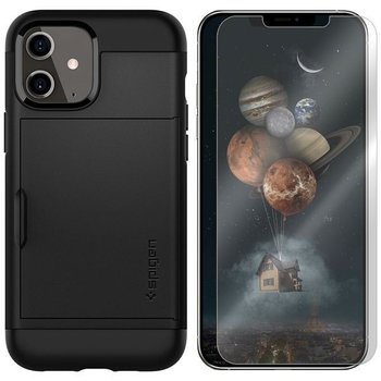 Etui Do Iphone 12 Spigen Slim Armor Cs + Szkło 9H - Spigen