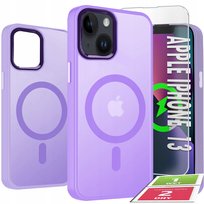 Etui Do iPhone 13 Case +Szkło 9H WZMACNIANE 360° Matt Do Magsafe