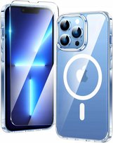 Etui Do iPhone 13 Pro Case +Szkło 9H WZMACNIANE 360° do MAGSAFE CLEAR