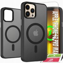 Etui Do iPhone 13 Pro Max Case +Szkło 9H WZMACNIANE 360° Matt Do Magsafe