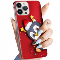 Etui Do Iphone 13 Pro Max Wzory Święta Christmas Mikołaj Pingwin Obudowa