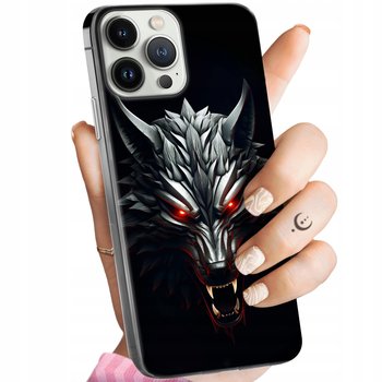Etui Do Iphone 13 Pro Max Wzory Wiedźmin Witcher Biały Wilk Dziki Gon Case - Hello Case