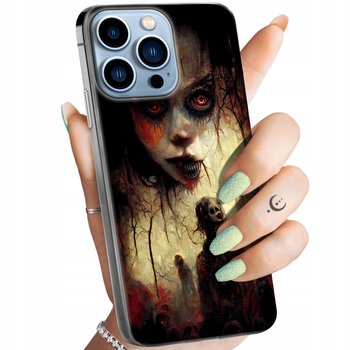 ETUI DO IPHONE 13 PRO WZORY HALLOWEEN ZOMBIE DYNIE CZASZKI CZAROWNICE CASE - Hello Case