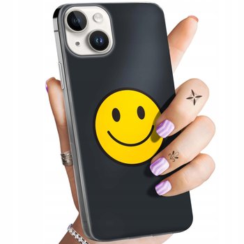 Etui Do Iphone 14 Plus Wzory Uśmiech Smile Emoji Obudowa Pokrowiec Case - Hello Case