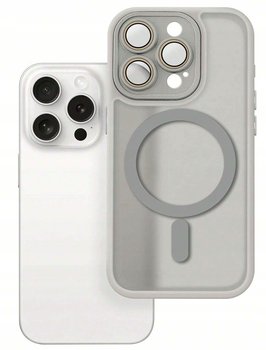 Etui do Iphone 14 Pro (wzmacniane) do Magsafe Case Matowe Pancerne Szare - BOU