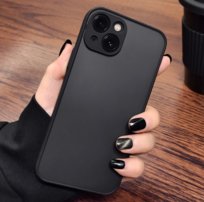 ETUI DO IPHONE 15 CZARNY WZMACNIANY MATOWY CASE POKROWIEC OCHRONA TELEFONU IPHONE 15 Apple