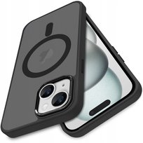 Etui do iPhone 15 MAGSAFE MATOWE CASE + Szkło 9H Krainagsm