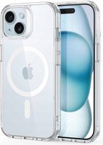 Etui Do iPhone 15 Plus Case +Szkło 9H WZMACNIANE 360° do MAGSAFE CLEAR