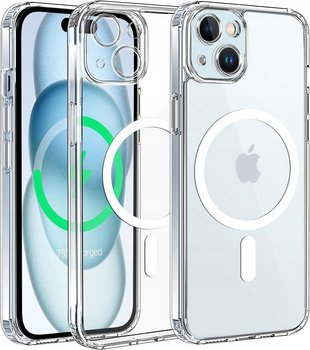 Etui Do Iphone 15 Plus Magsafe Shock Case + Szkło 9H - Krainagsm