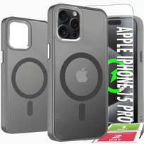 Etui Do iPhone 15 Pro Case +Szkło 9H WZMACNIANE 360° Matt Do Magsafe